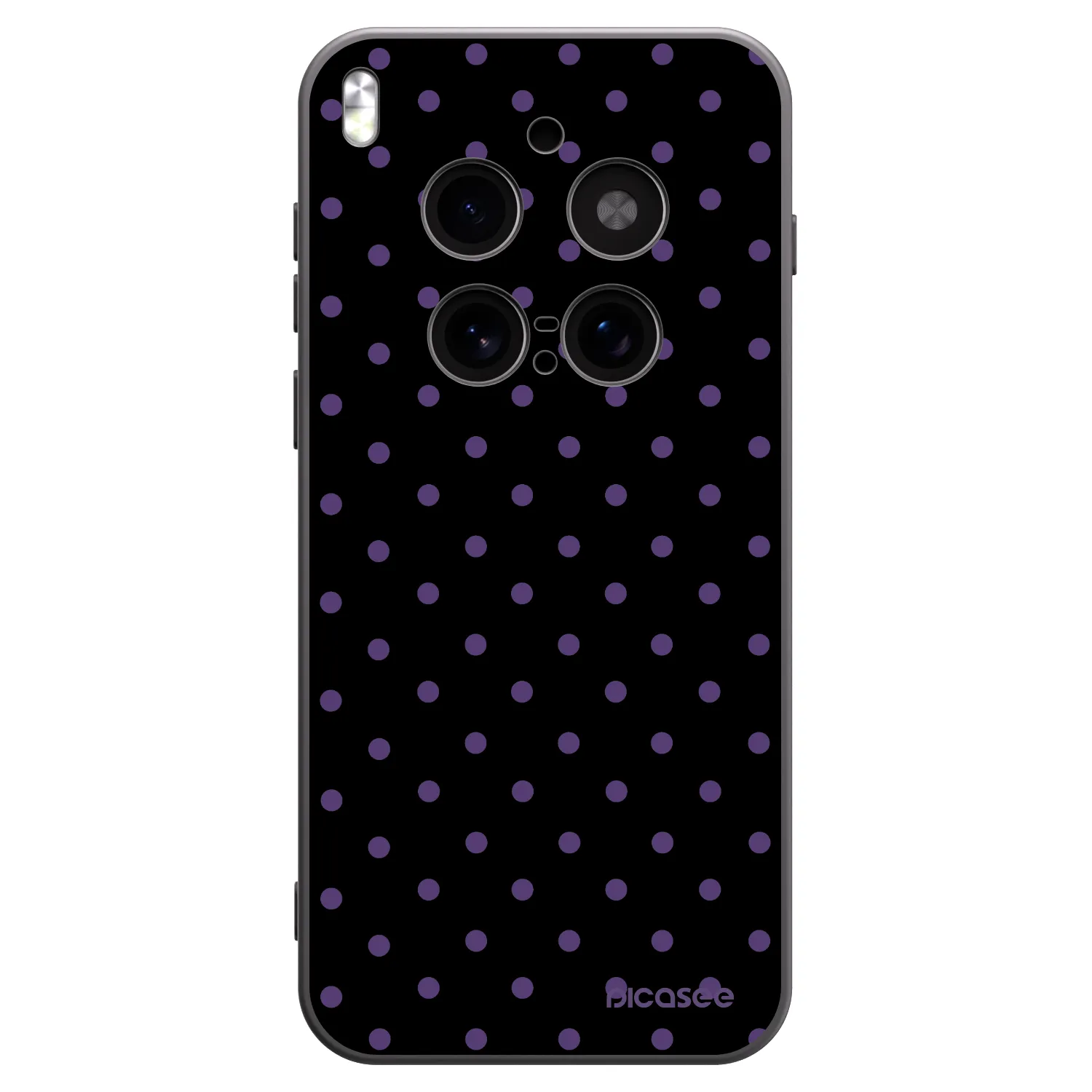Picasee silikonski črni ovitek za Vivo X300 Pro - Flickers