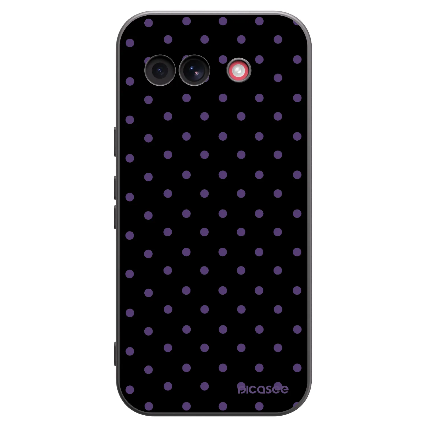 Picasee silikonski črni ovitek za Google Pixel 10a - Flickers