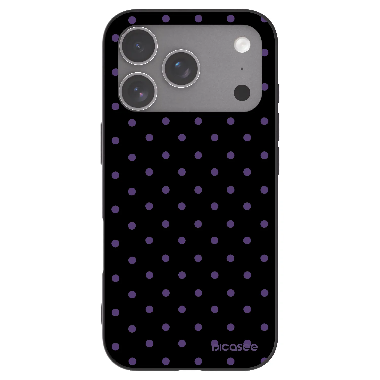 Picasee silikonski črni ovitek za Apple iPhone 18 Pro - Flickers