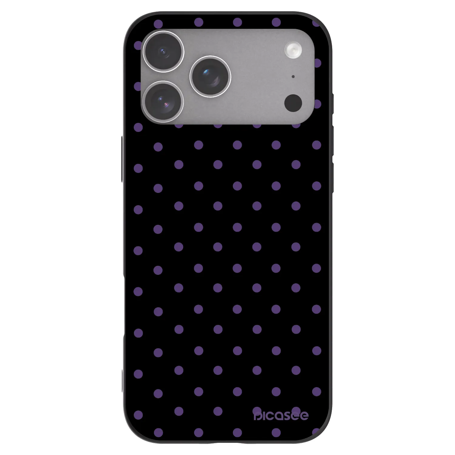 Picasee silikonski črni ovitek za Apple iPhone 18 Pro Max - Flickers
