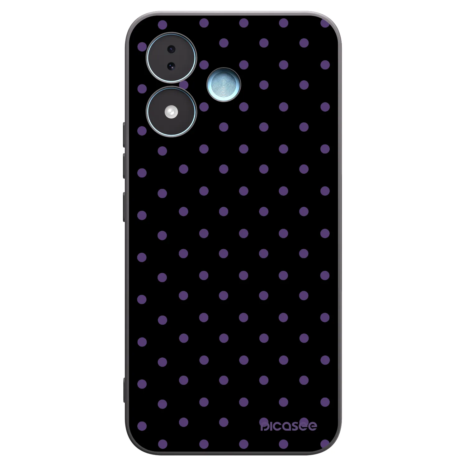 Picasee silikonski črni ovitek za Xiaomi Redmi Note 17 5G - Flickers