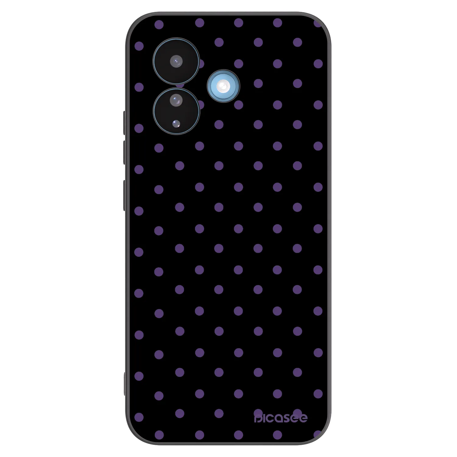Picasee silikonski črni ovitek za Xiaomi Redmi Note 17 Pro 5G - Flickers