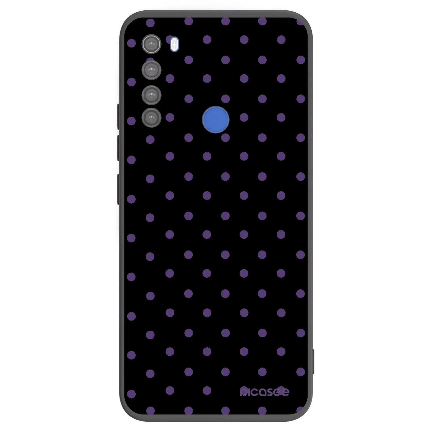 Picasee silikonski črni ovitek za Xiaomi Redmi Note 8T - Flickers
