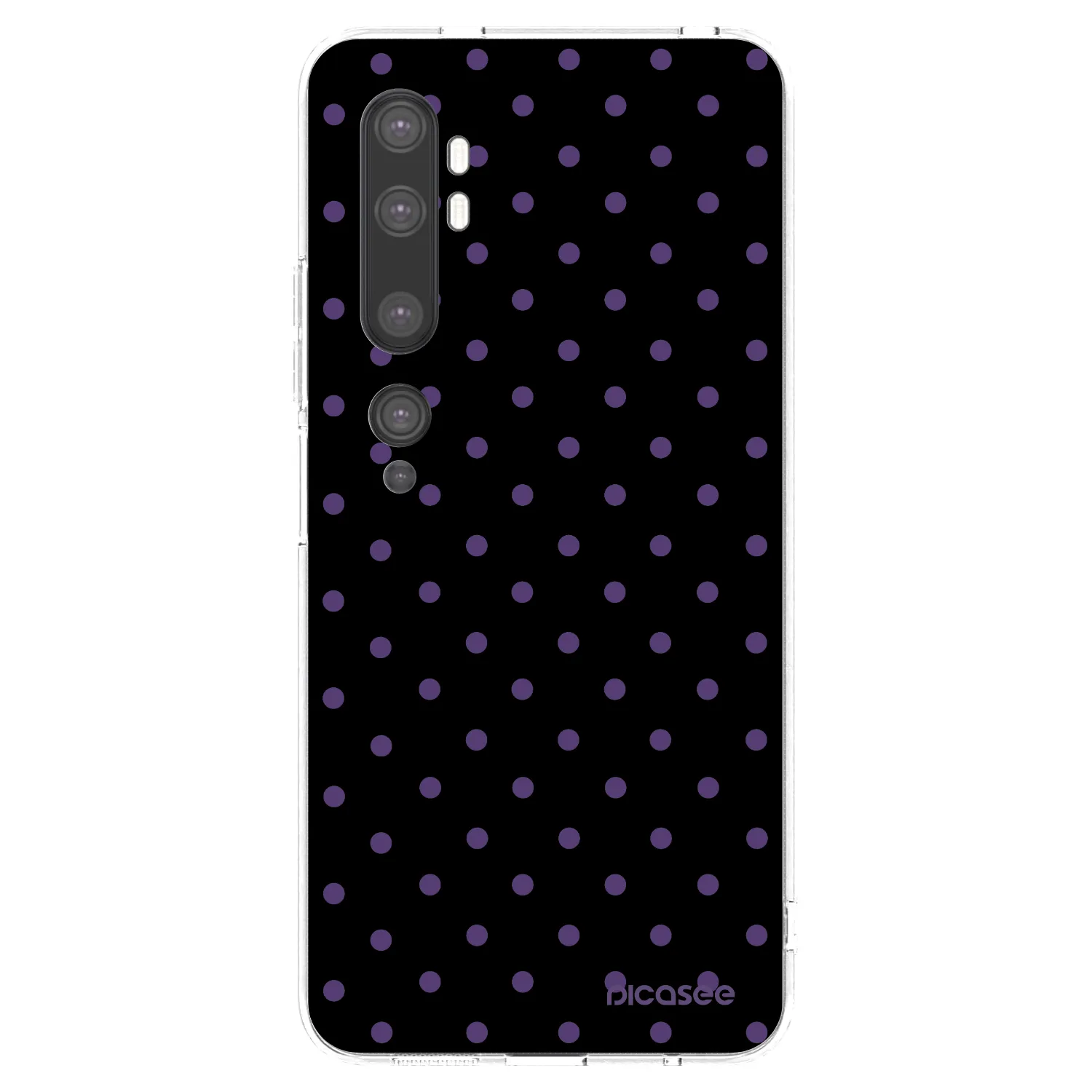 Picasee silikonski prozorni ovitek za Xiaomi Mi Note 10 (Pro) - Flickers