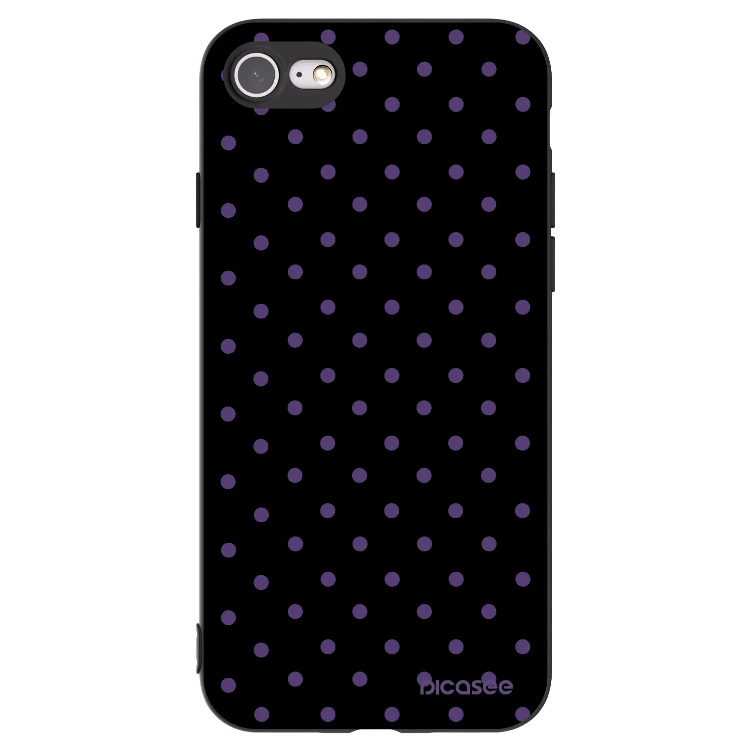 Picasee silikonski črni ovitek za Apple iPhone SE 2020 - Flickers