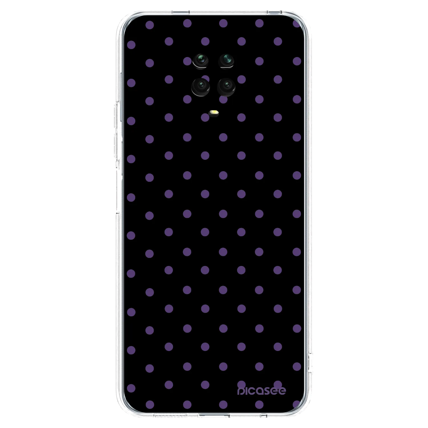 Picasee silikonski prozorni ovitek za Xiaomi Redmi Note 9 Pro - Flickers