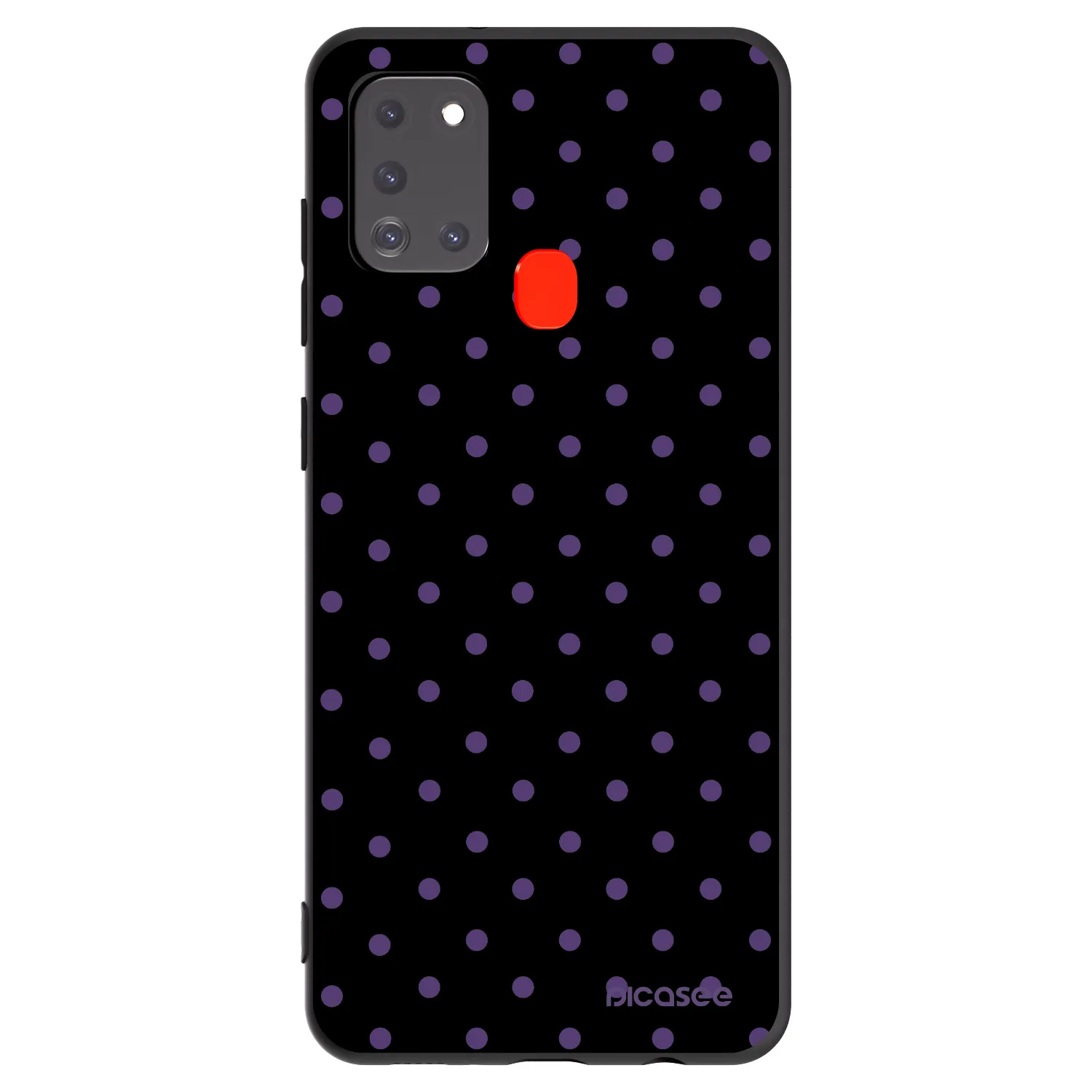 Picasee silikonski črni ovitek za Samsung Galaxy A21s - Flickers