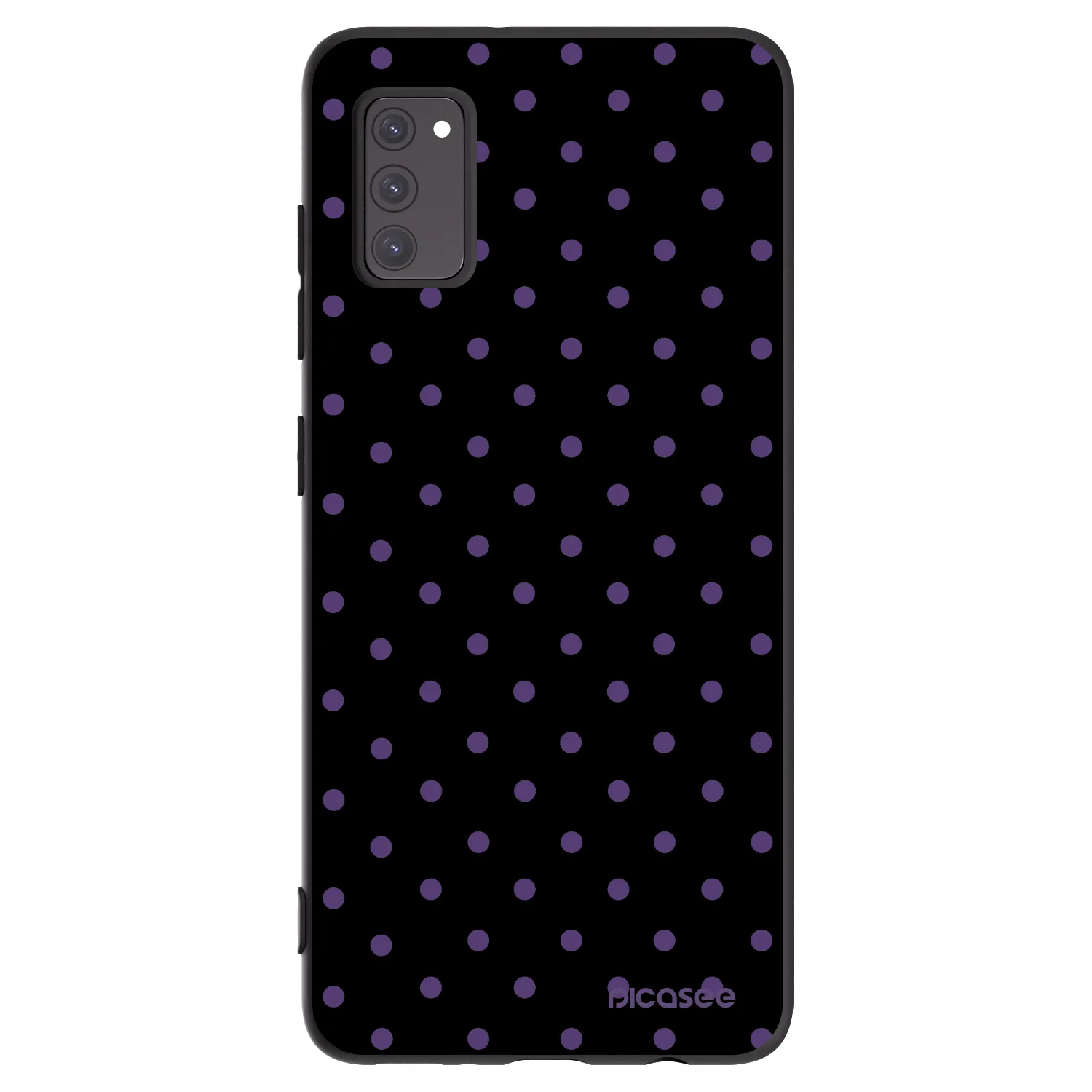 Picasee silikonski črni ovitek za Samsung Galaxy A41 A415F - Flickers