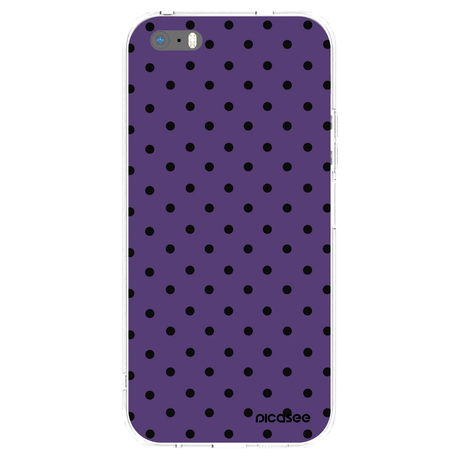 Picasee silikonski prozorni ovitek za Apple iPhone 5/5S/SE - Flickers 2