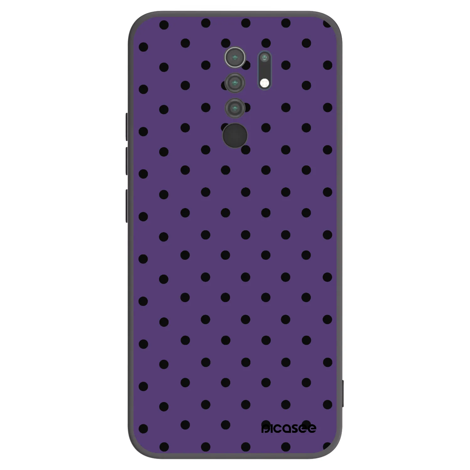 Picasee silikonski črni ovitek za Xiaomi Redmi 9 - Flickers 2