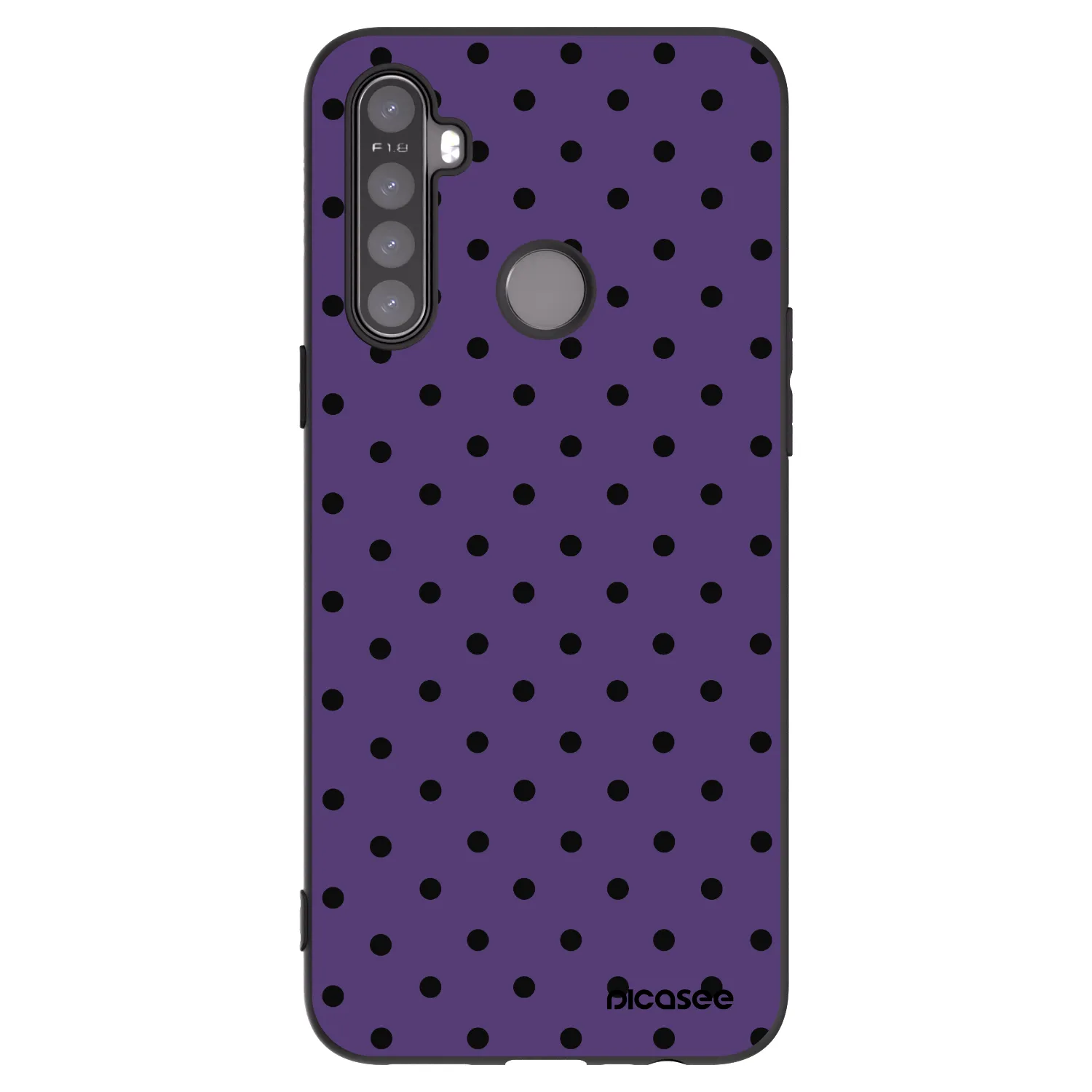 Picasee silikonski črni ovitek za Realme 6i - Flickers 2