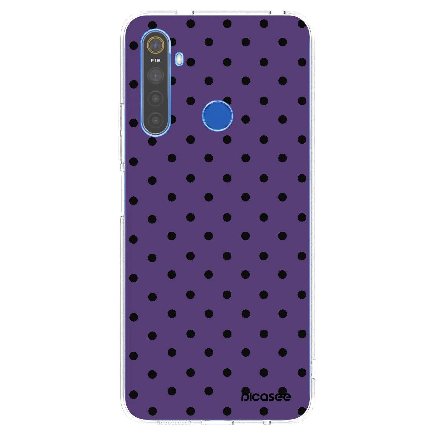 Picasee silikonski prozorni ovitek za Realme 5 - Flickers 2
