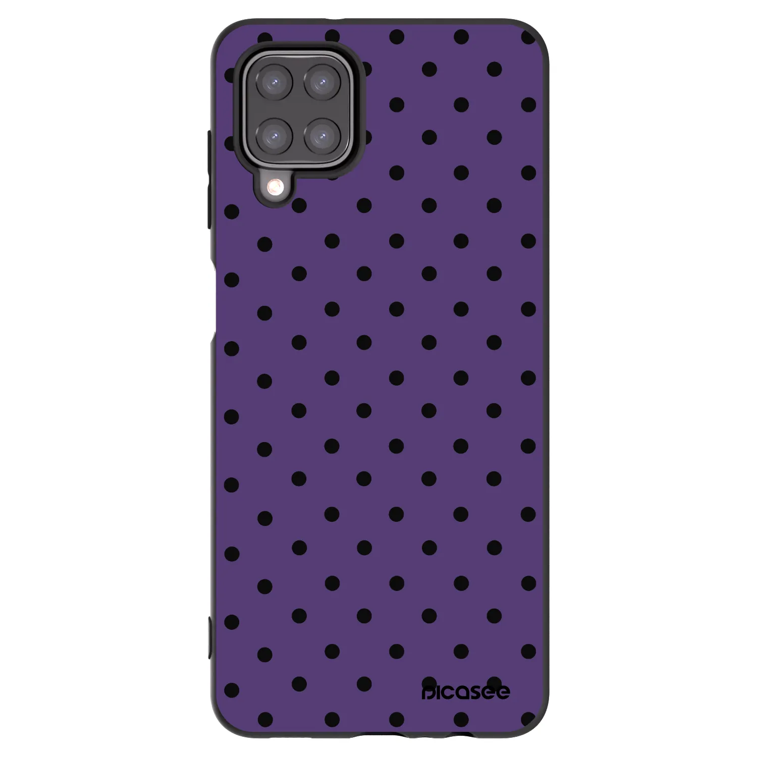 Picasee silikonski črni ovitek za Samsung Galaxy A12 A125F - Flickers 2