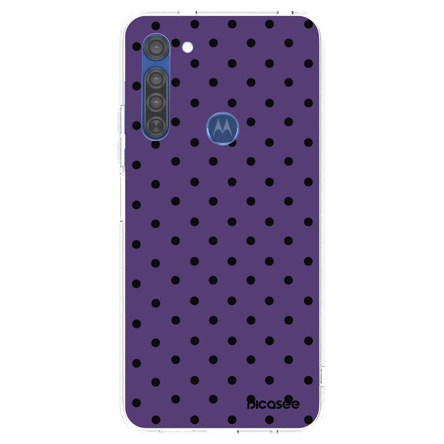 Picasee silikonski prozorni ovitek za Motorola Moto G8 - Flickers 2
