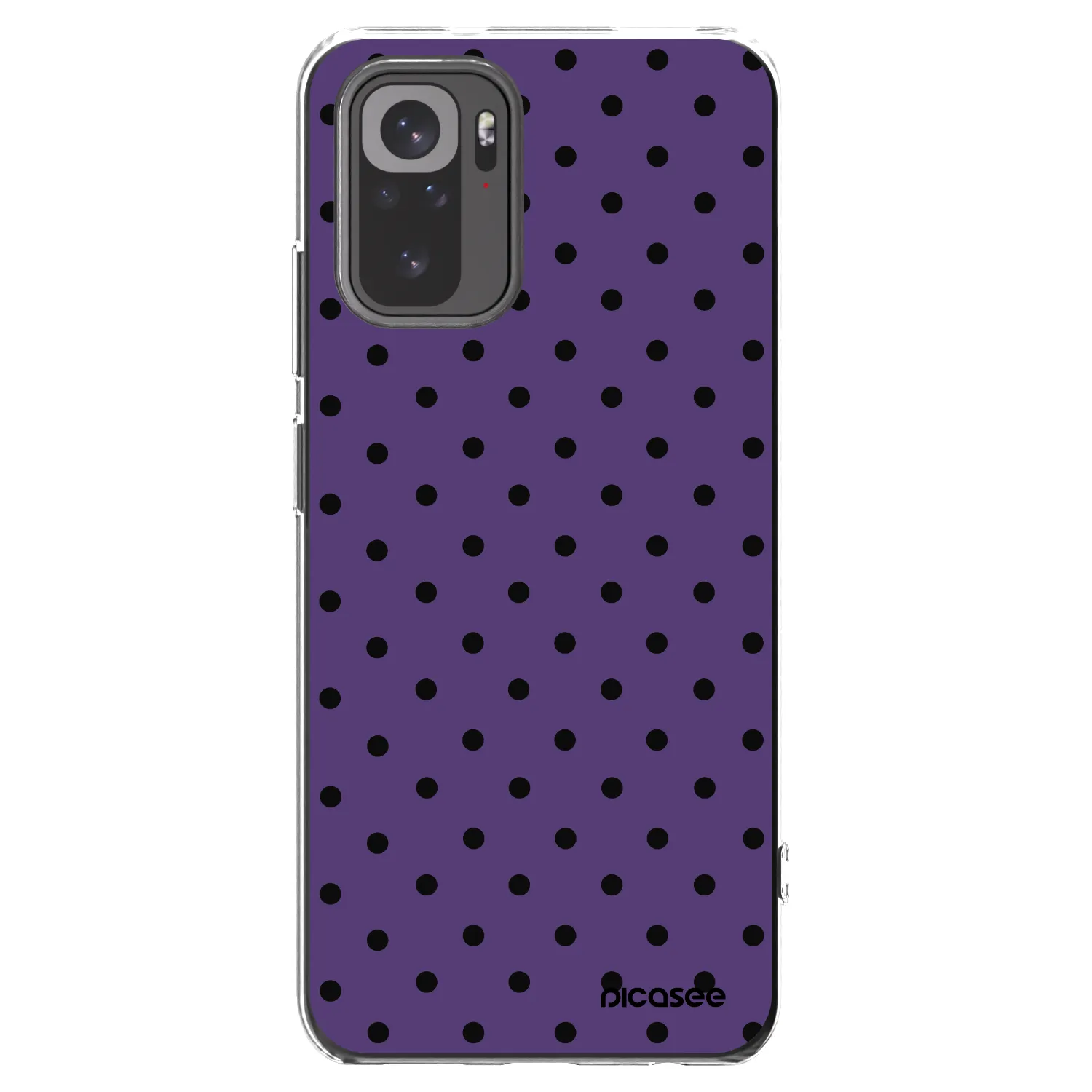 Picasee silikonski prozorni ovitek za Xiaomi Redmi Note 10 - Flickers 2