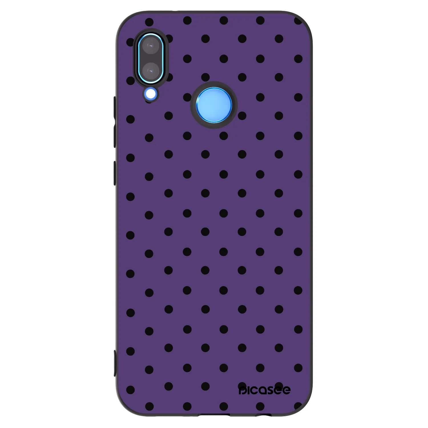 Picasee silikonski črni ovitek za Huawei P20 Lite - Flickers 2