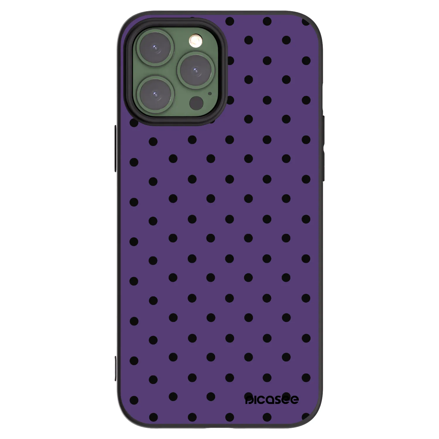 Picasee silikonski črni ovitek za Apple iPhone 13 Pro Max - Flickers 2