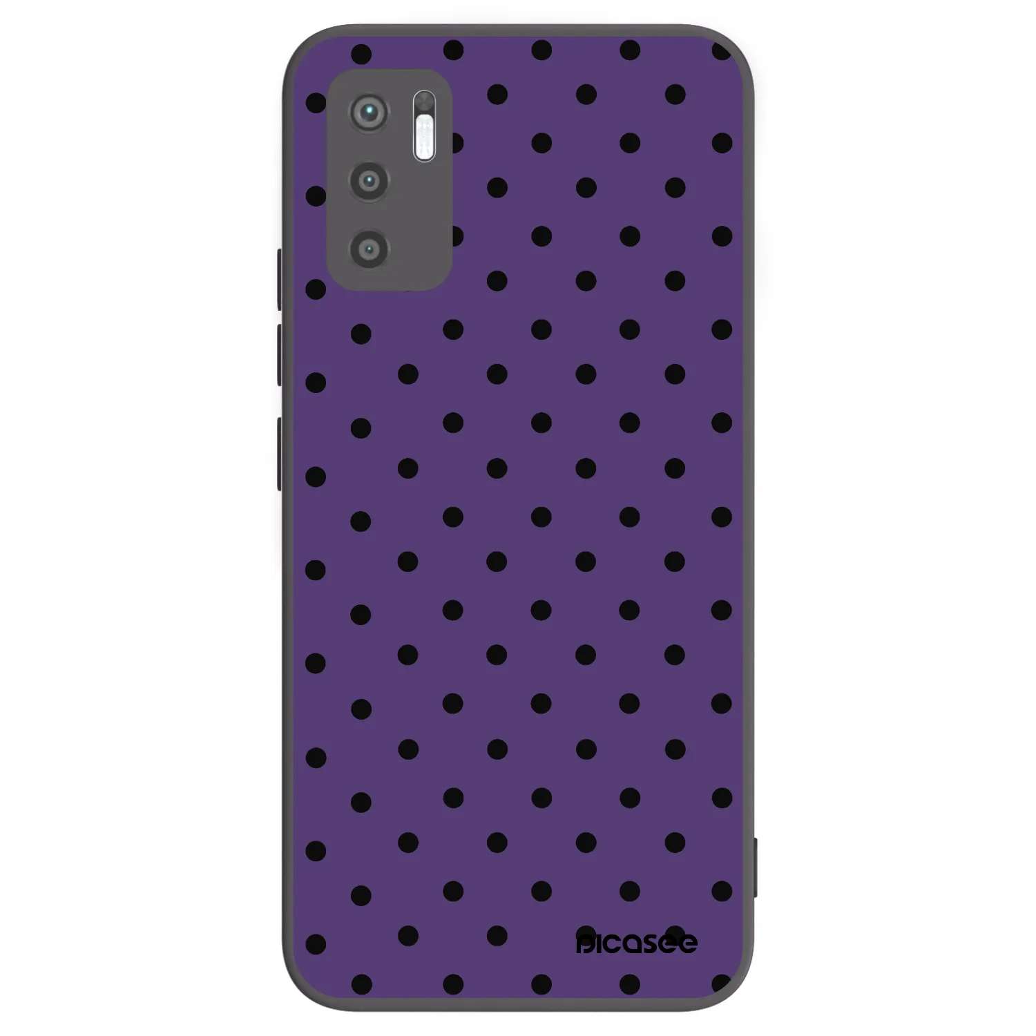 Picasee silikonski črni ovitek za Xiaomi Redmi Note 10 5G - Flickers 2