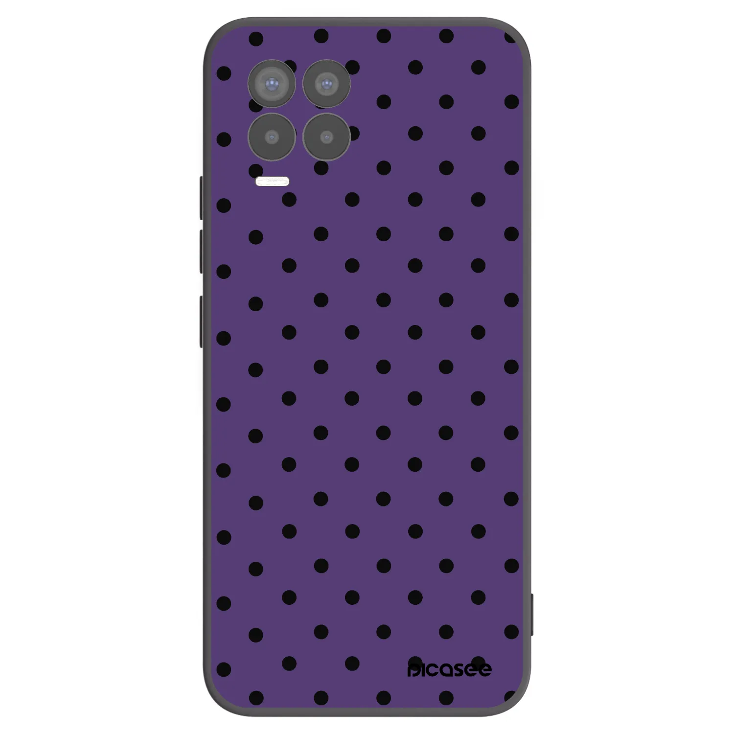 Picasee silikonski črni ovitek za Realme 8 4G - Flickers 2