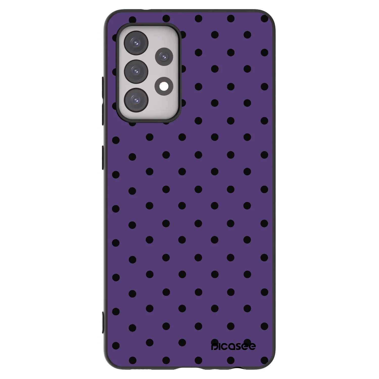Picasee silikonski črni ovitek za Samsung Galaxy A52s 5G A528B - Flickers 2