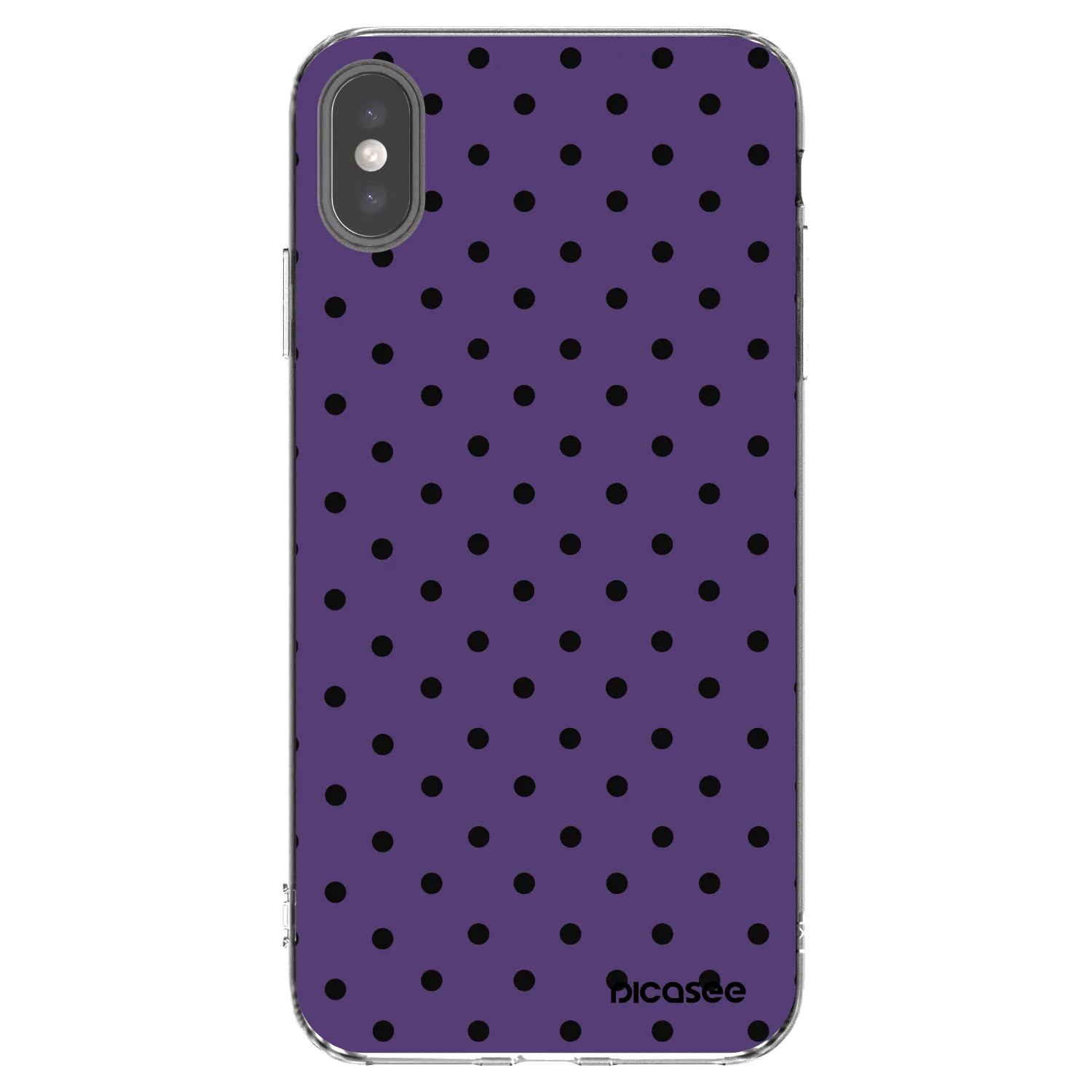 Picasee silikonski prozorni ovitek za Apple iPhone XS Max - Flickers 2