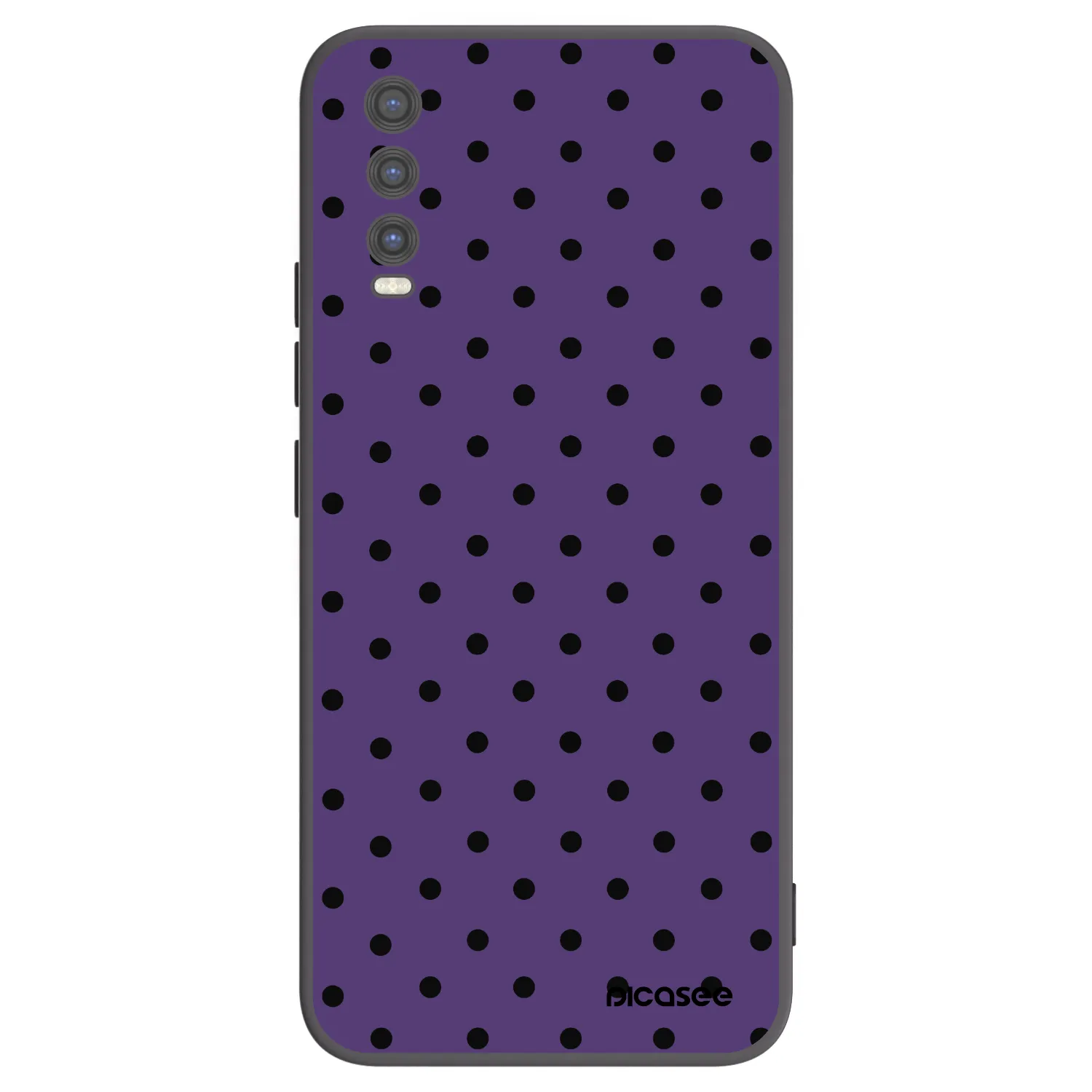 Picasee silikonski črni ovitek za Vivo Y20s - Flickers 2