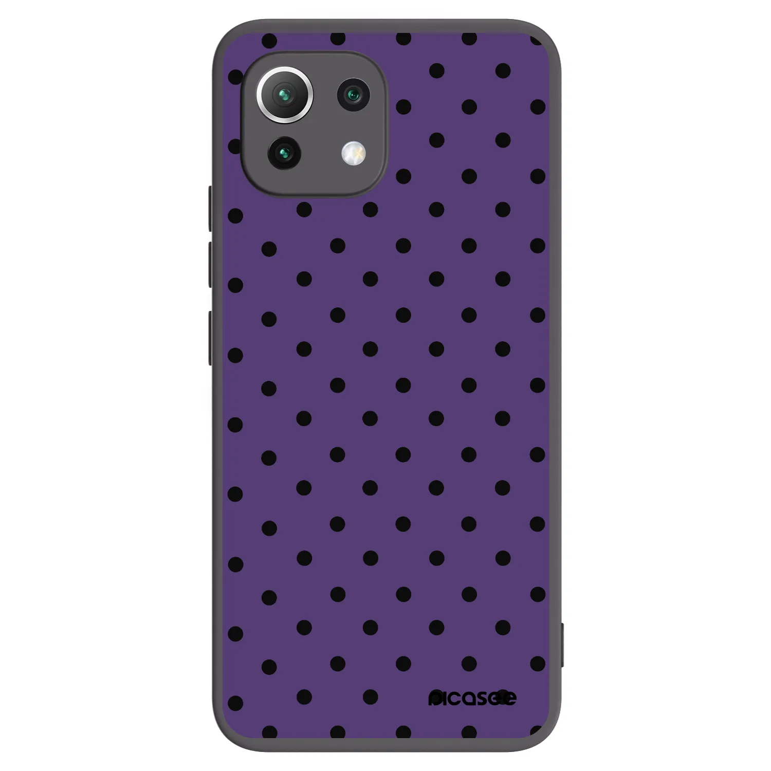 Picasee silikonski črni ovitek za Xiaomi 11 Lite 5G NE - Flickers 2