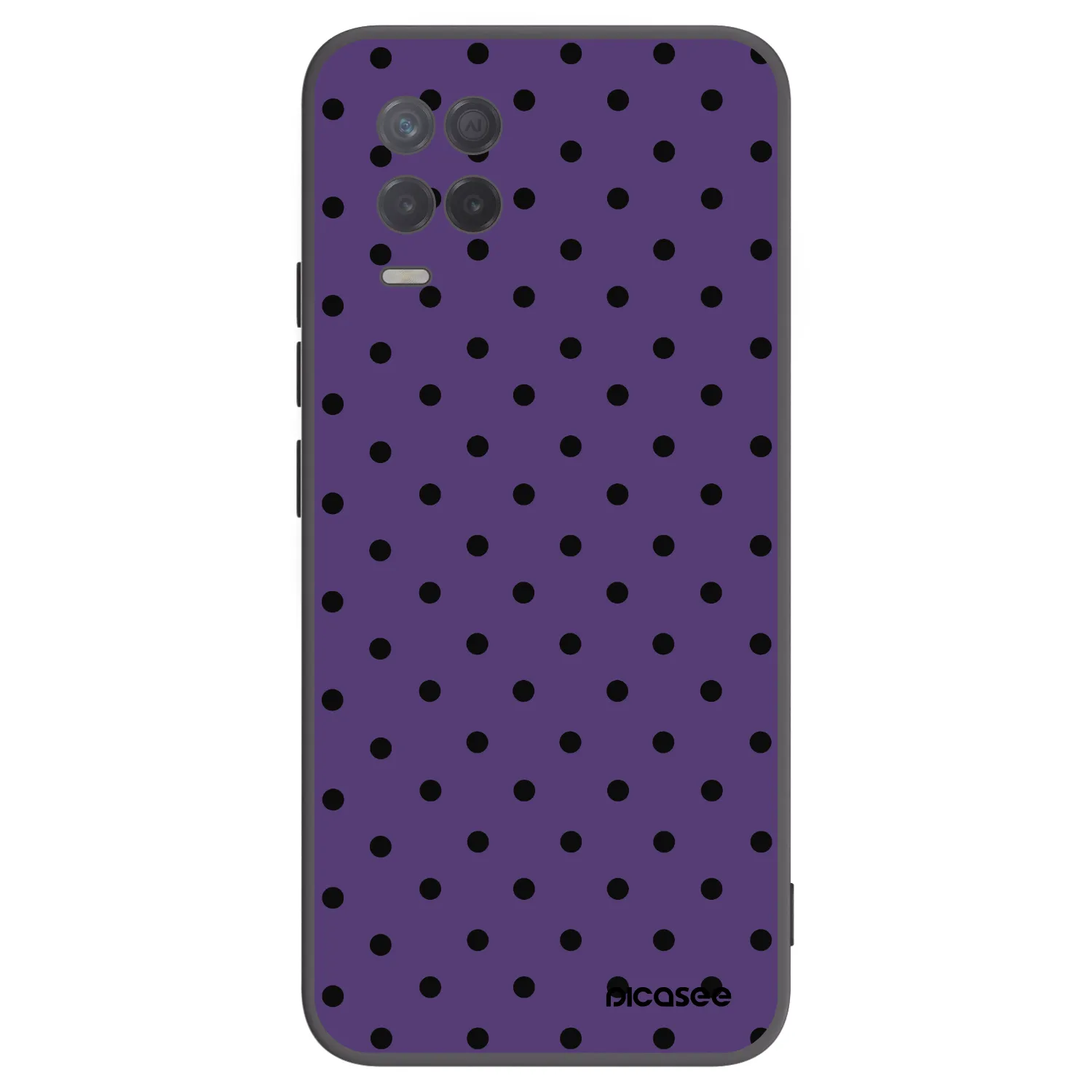 Picasee silikonski črni ovitek za Realme 8 5G - Flickers 2