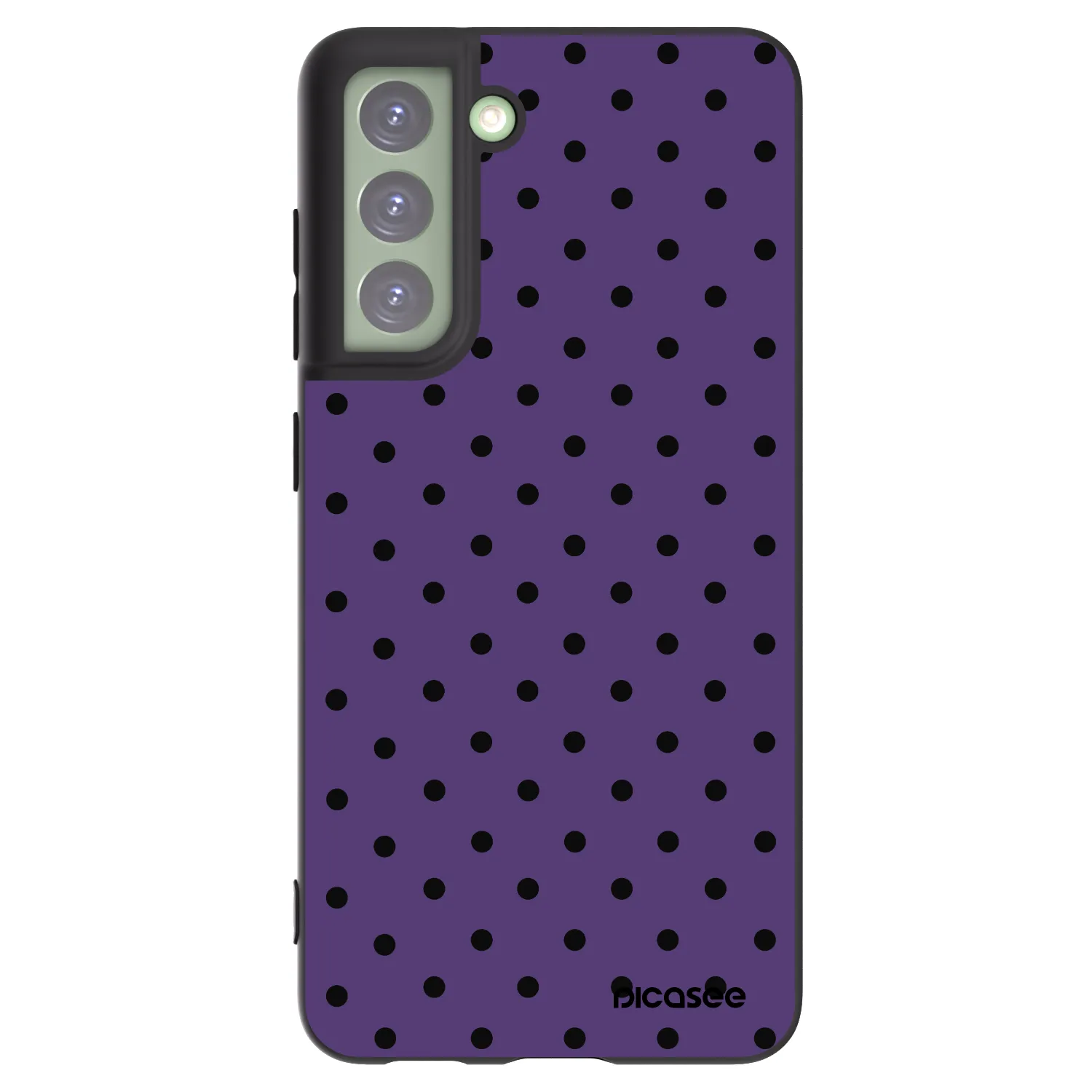 Picasee silikonski črni ovitek za Samsung Galaxy S21 FE 5G - Flickers 2