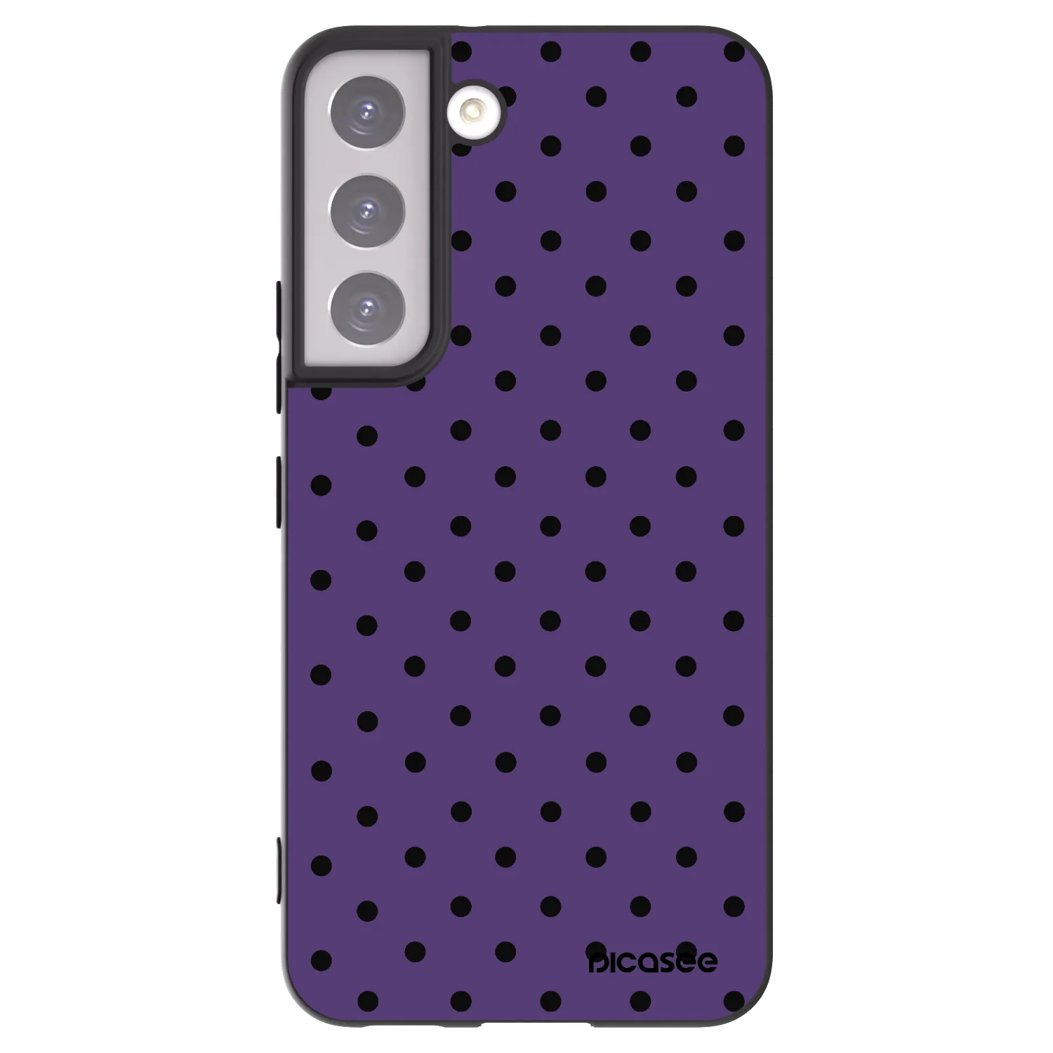Picasee silikonski črni ovitek za Samsung Galaxy S22 5G - Flickers 2