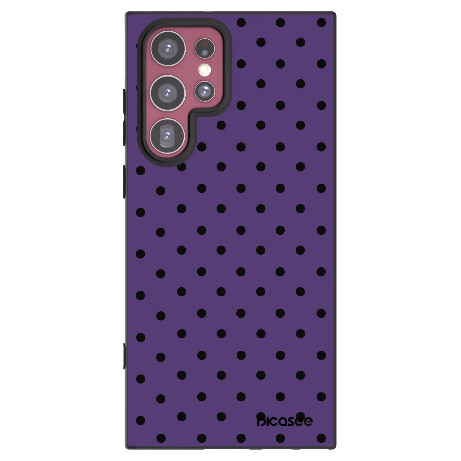 Picasee silikonski črni ovitek za Samsung Galaxy S22 Ultra 5G - Flickers 2