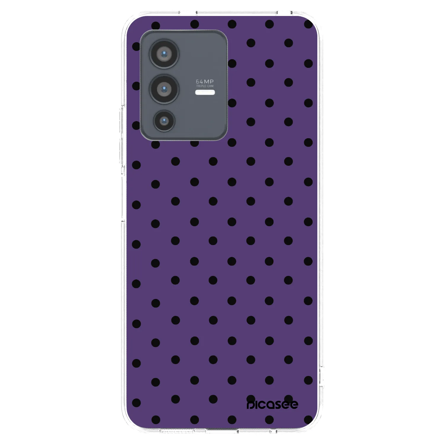 Picasee silikonski prozorni ovitek za Vivo V23 5G - Flickers 2