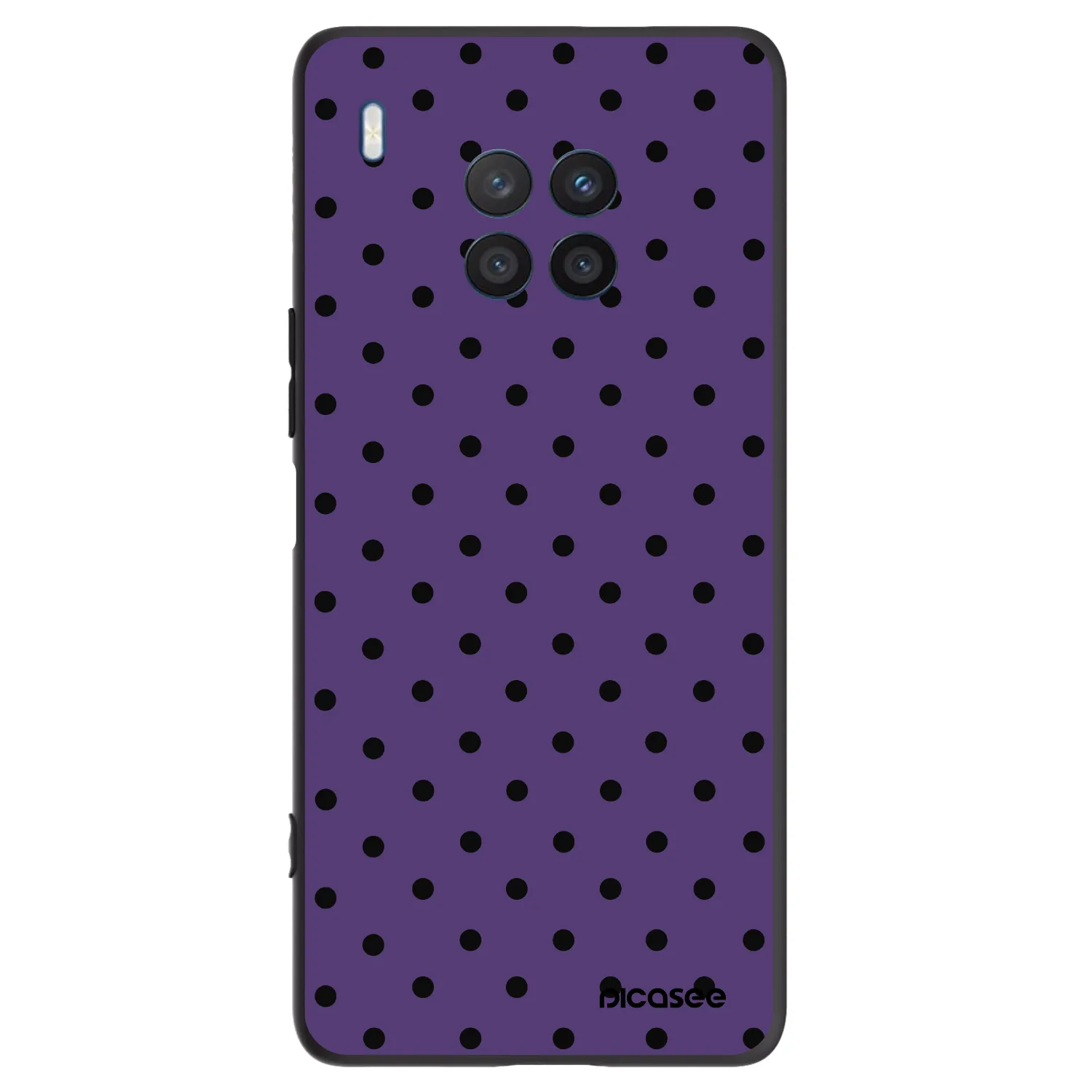 Picasee silikonski črni ovitek za Honor 50 Lite - Flickers 2