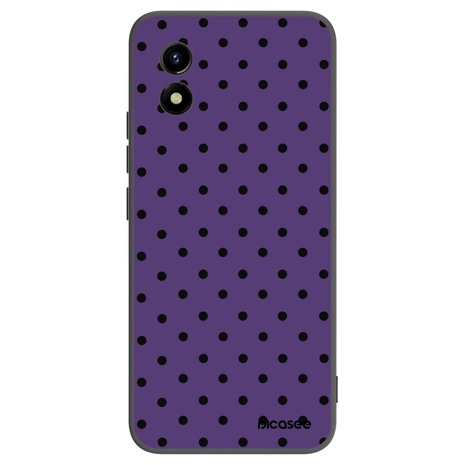 Picasee silikonski črni ovitek za Vivo Y01 - Flickers 2