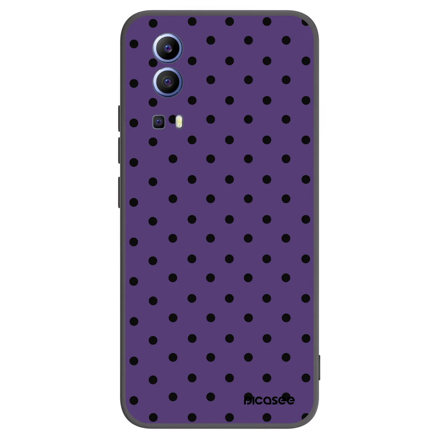 Picasee silikonski črni ovitek za Vivo Y52 5G - Flickers 2