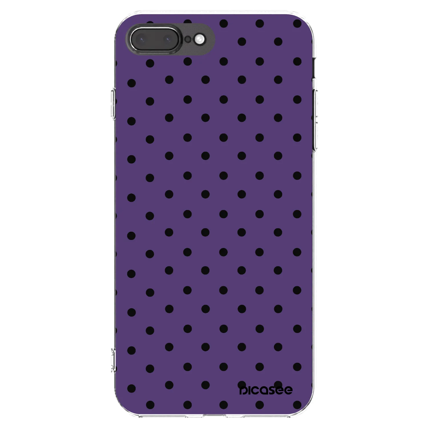 Picasee silikonski prozorni ovitek za Apple iPhone 8 Plus - Flickers 2