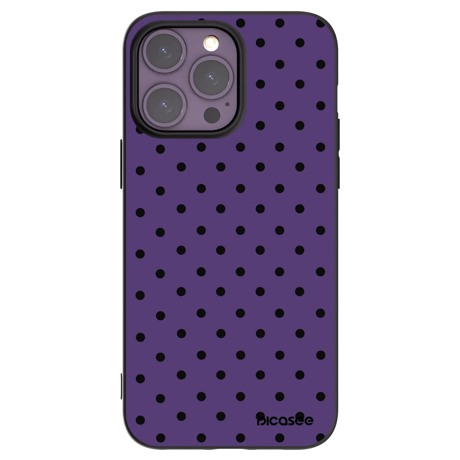 Picasee silikonski črni ovitek za Apple iPhone 14 Pro Max - Flickers 2