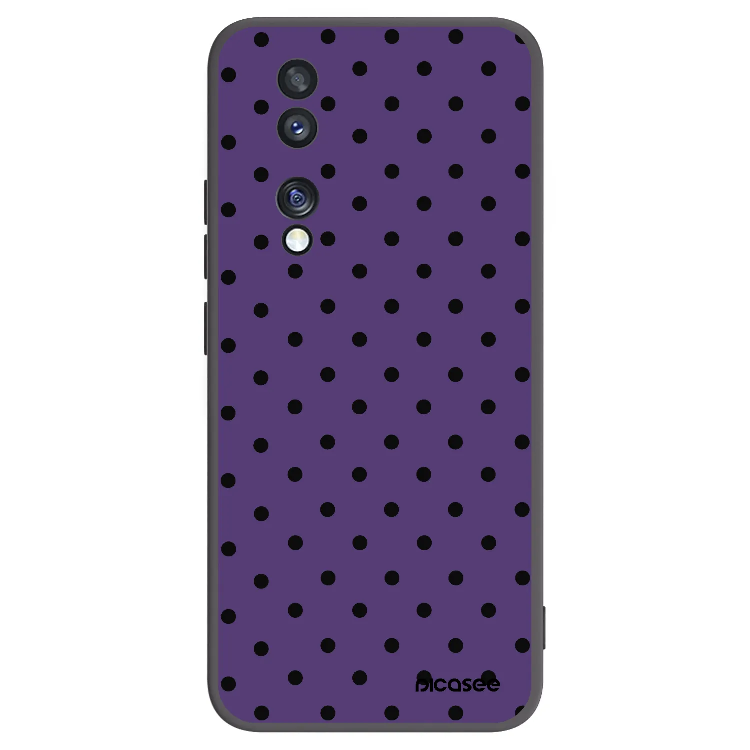 Picasee silikonski črni ovitek za Honor 70 - Flickers 2