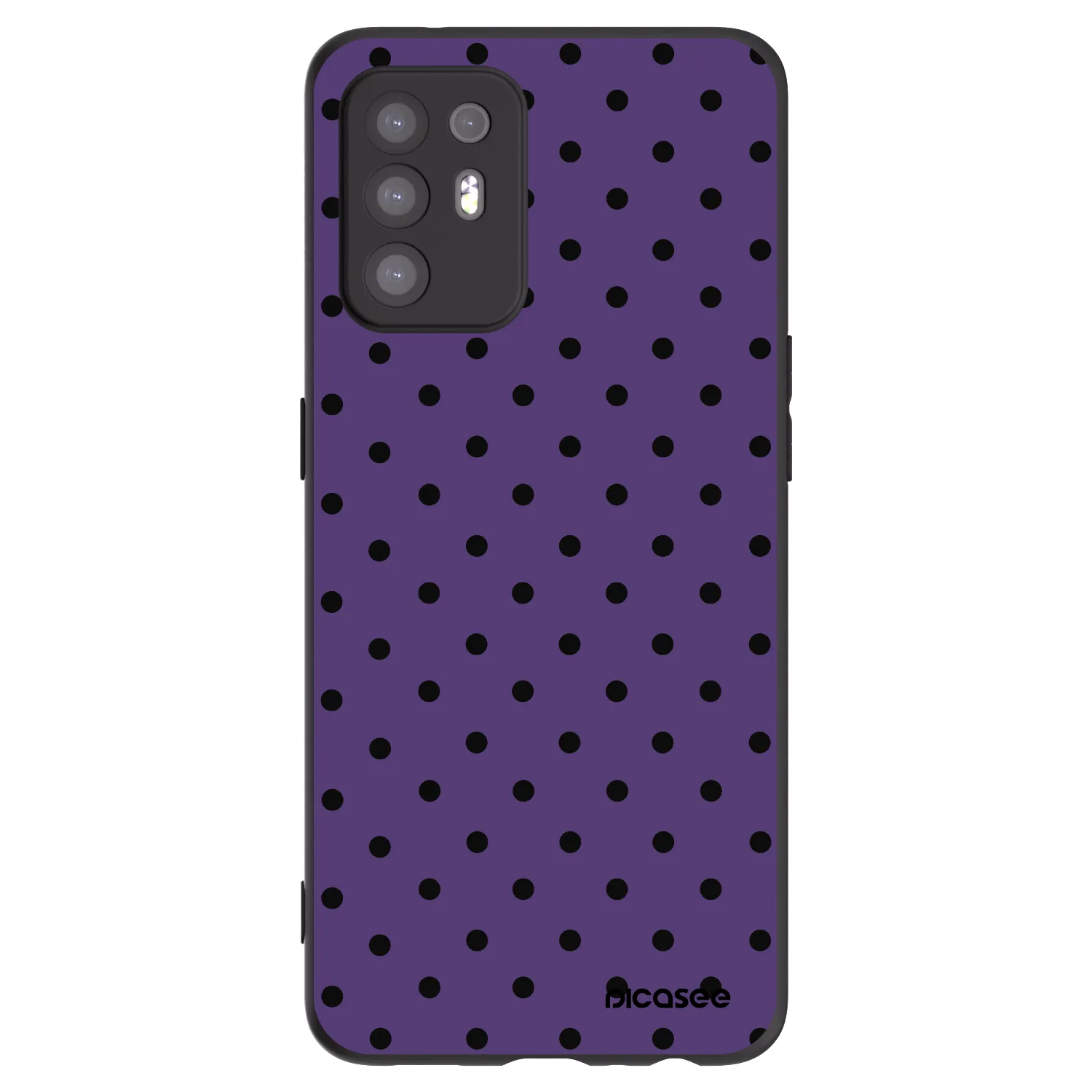 Picasee silikonski črni ovitek za OPPO A94 5G - Flickers 2