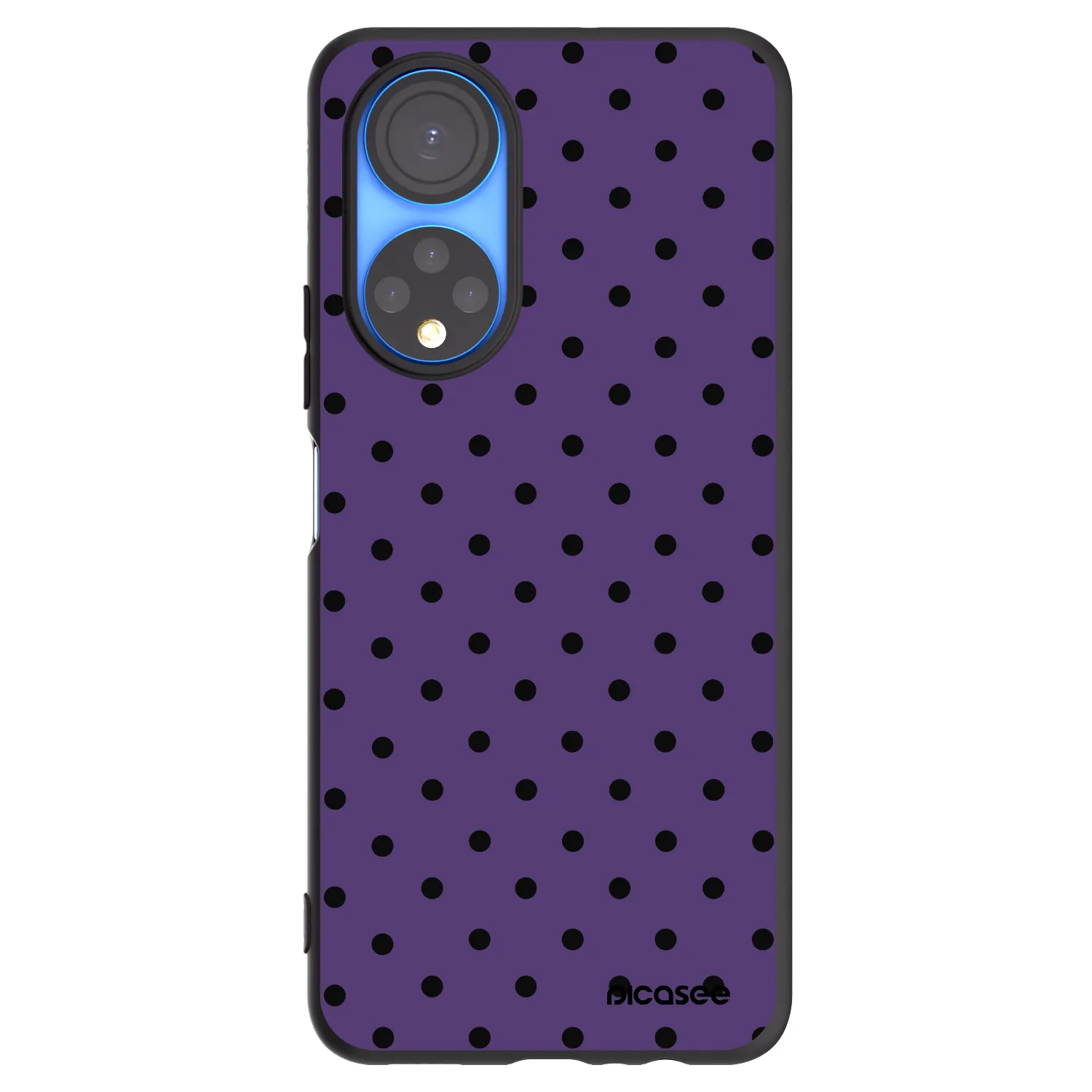Picasee silikonski črni ovitek za Honor X7 - Flickers 2