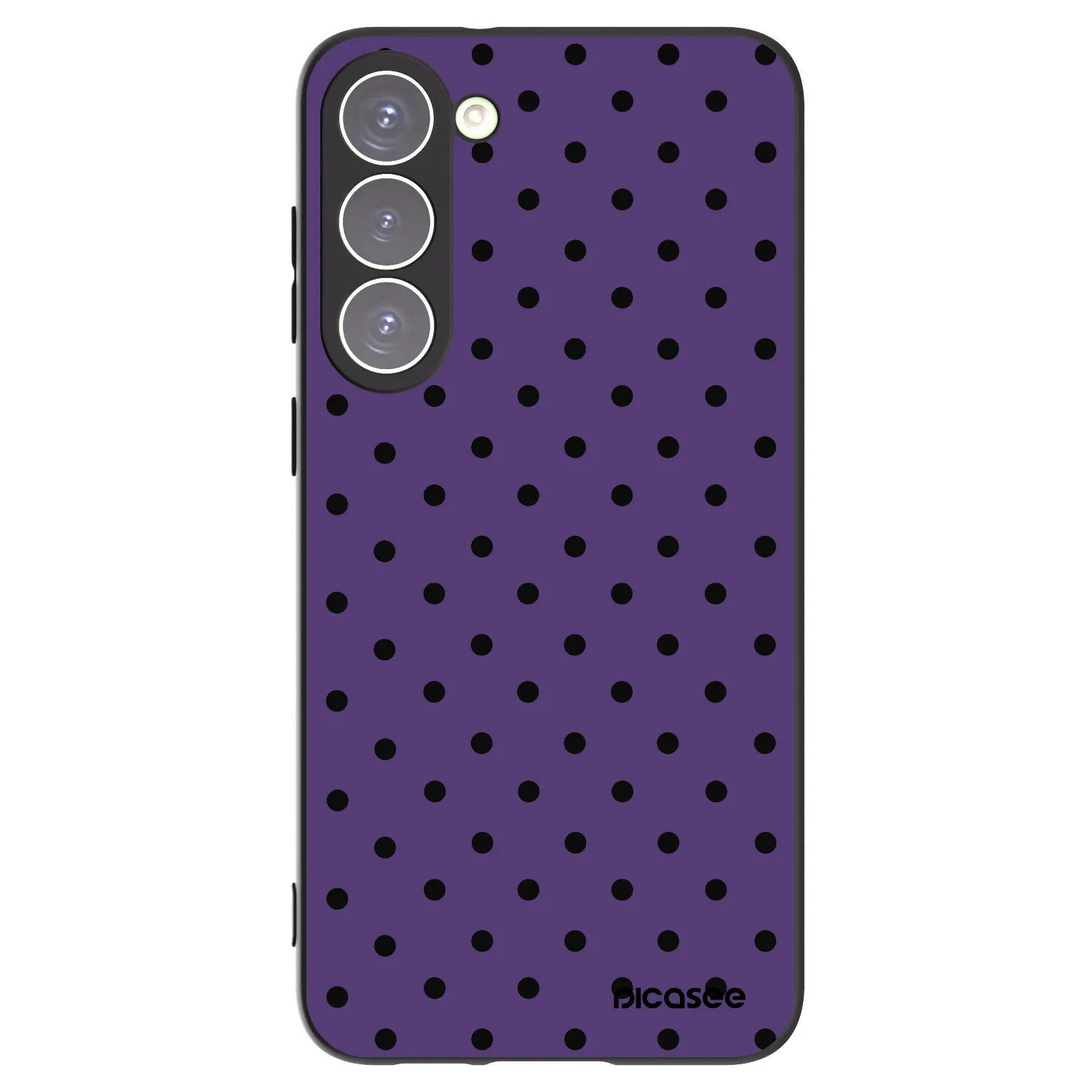 Picasee silikonski črni ovitek za Samsung Galaxy S23+ 5G - Flickers 2