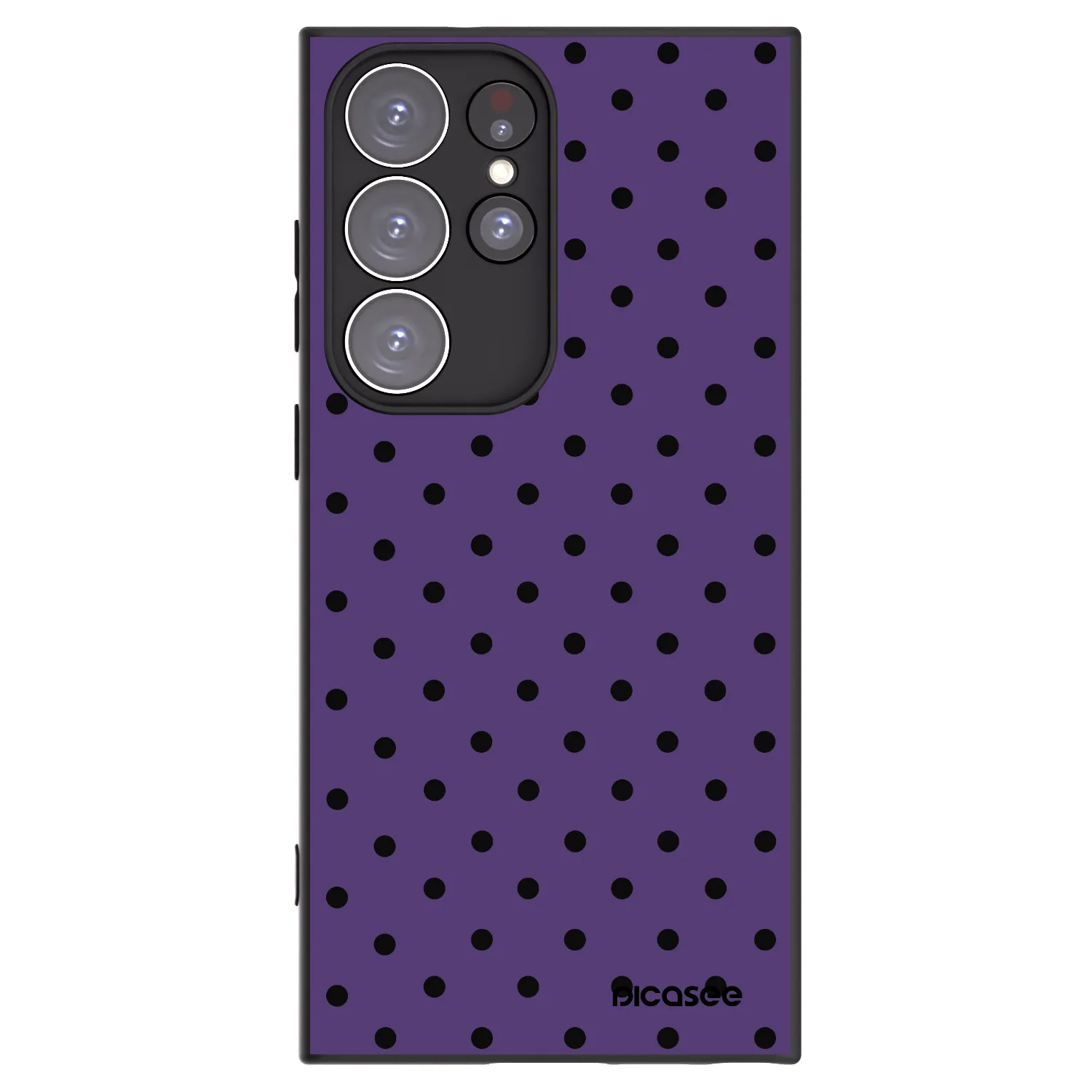 Picasee silikonski črni ovitek za Samsung Galaxy S23 Ultra 5G - Flickers 2