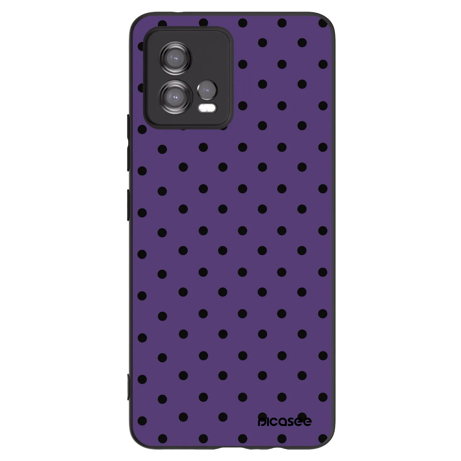 Picasee silikonski črni ovitek za Motorola Moto G72 - Flickers 2