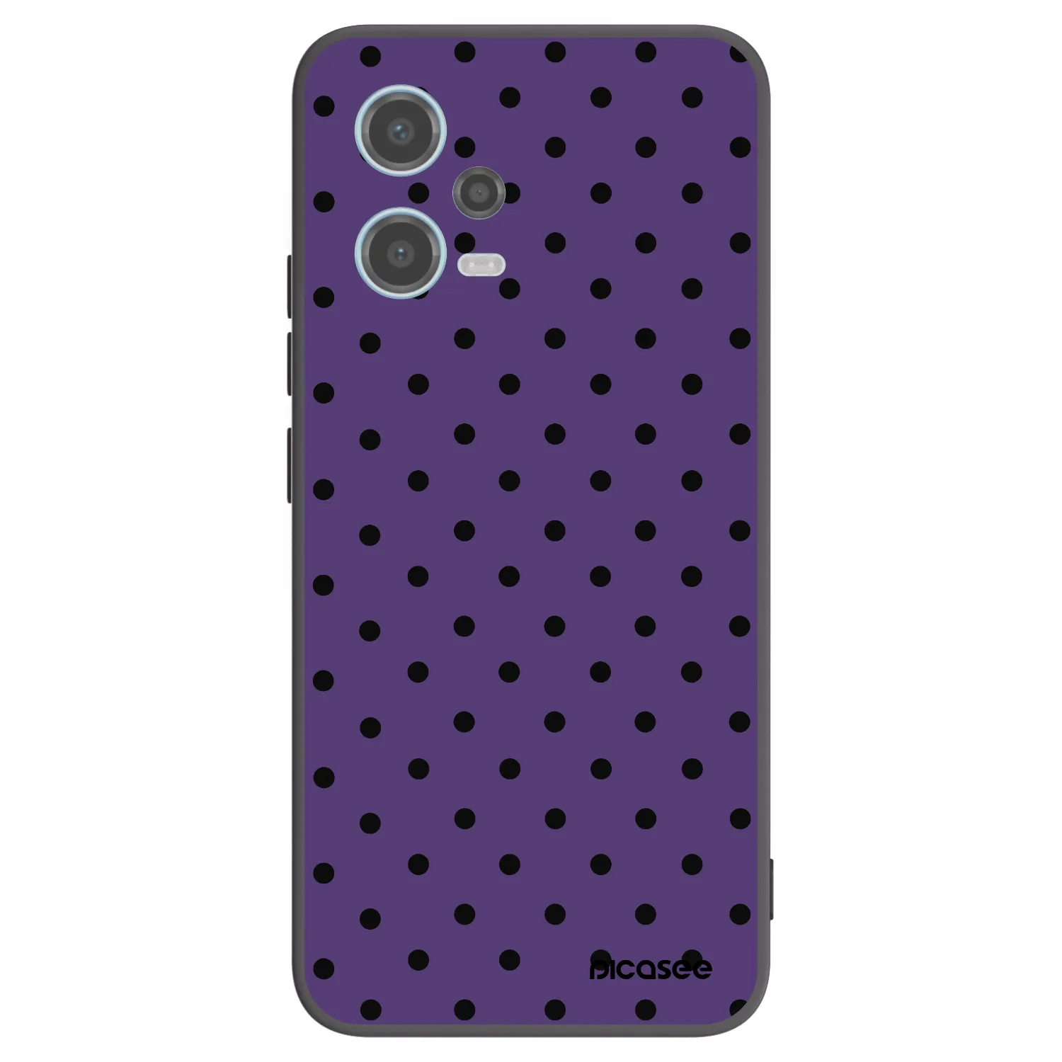 Picasee silikonski črni ovitek za Xiaomi Redmi Note 12 5G - Flickers 2