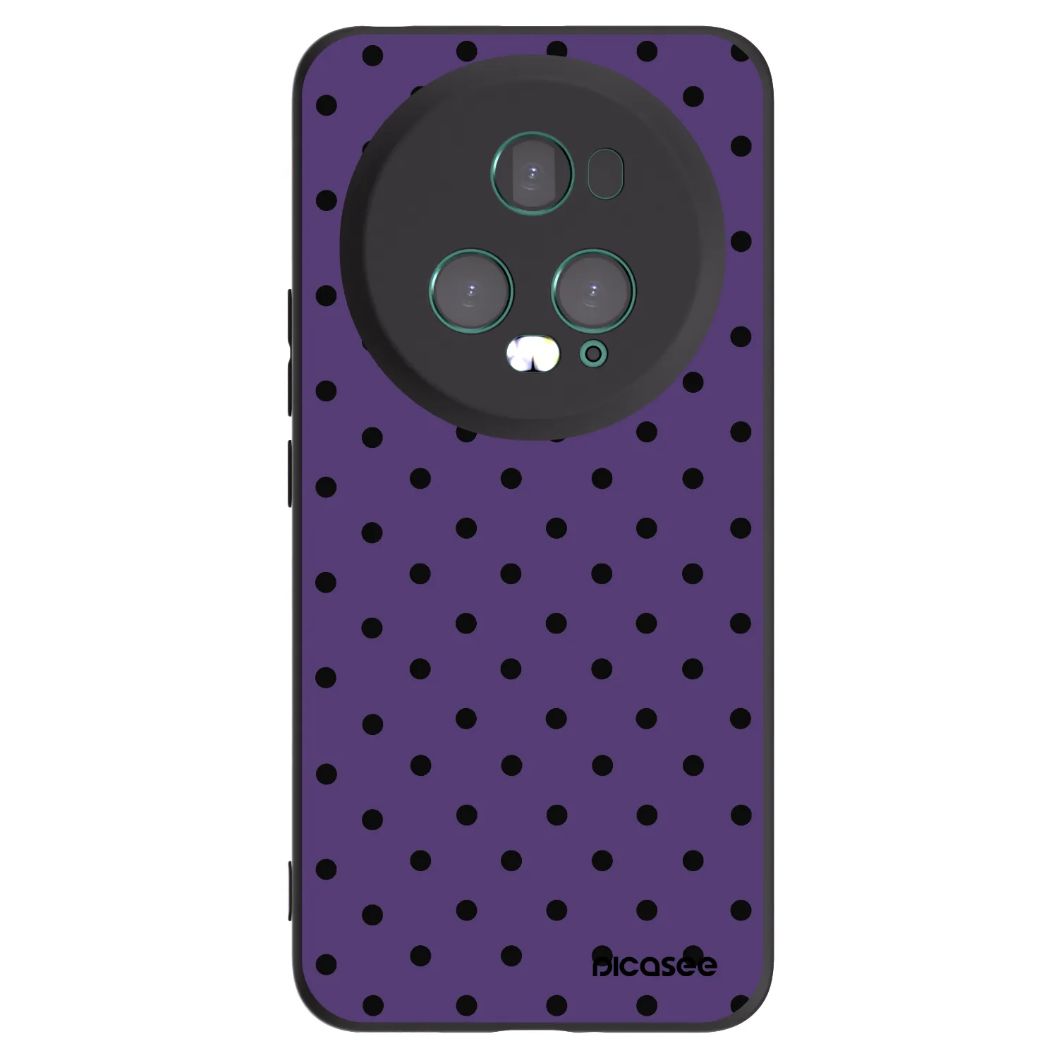 Picasee silikonski črni ovitek za Honor Magic5 Pro - Flickers 2
