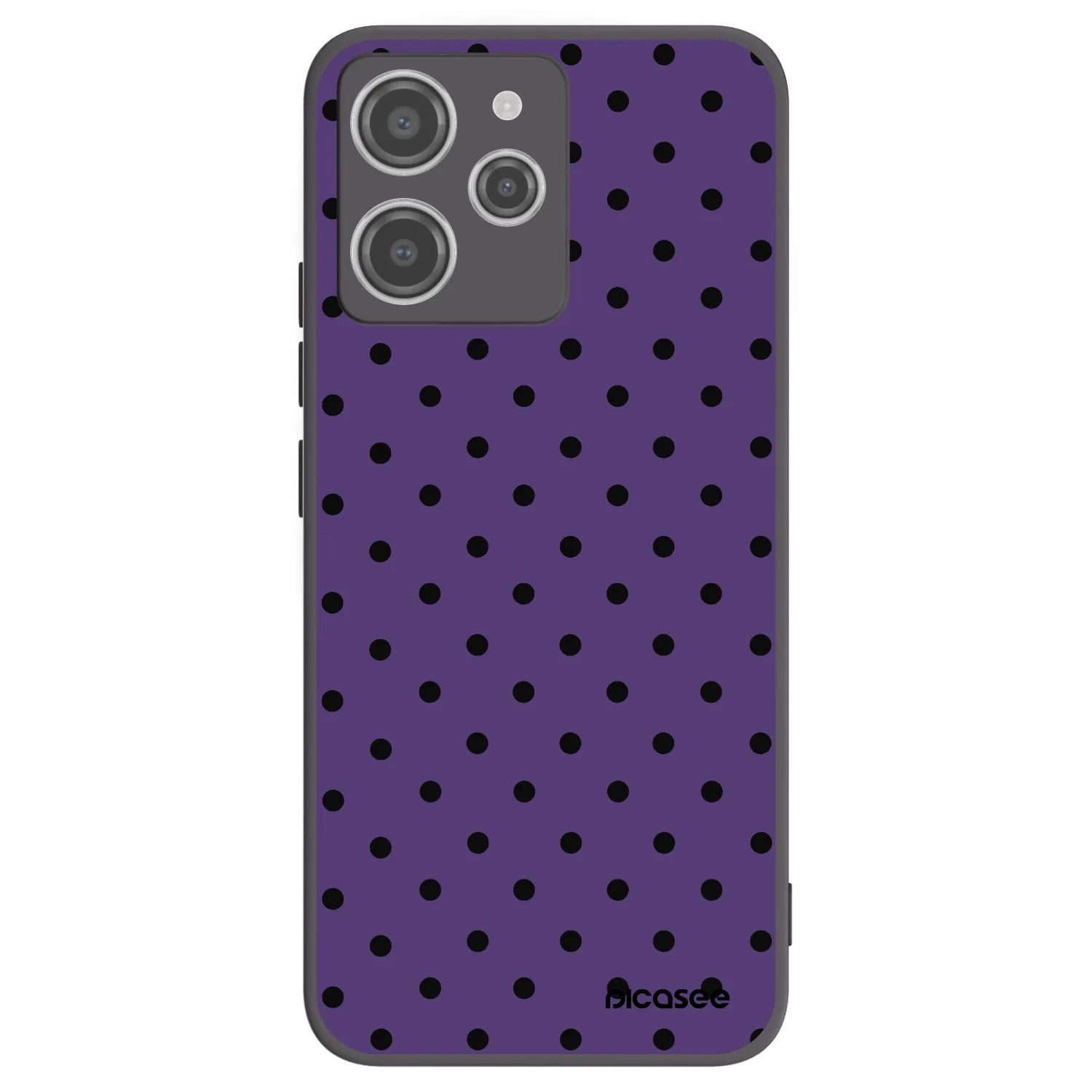 Picasee silikonski črni ovitek za Xiaomi Redmi 12 4G - Flickers 2
