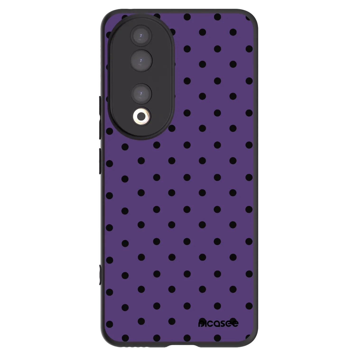 Picasee silikonski črni ovitek za Honor 90 5G - Flickers 2