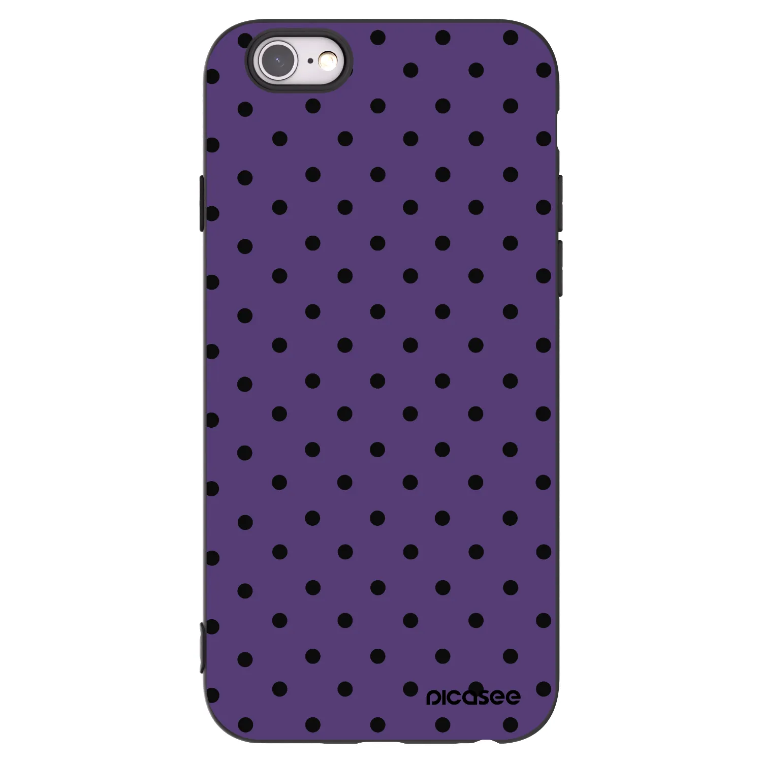 Picasee silikonski črni ovitek za Apple iPhone 6/6S - Flickers 2