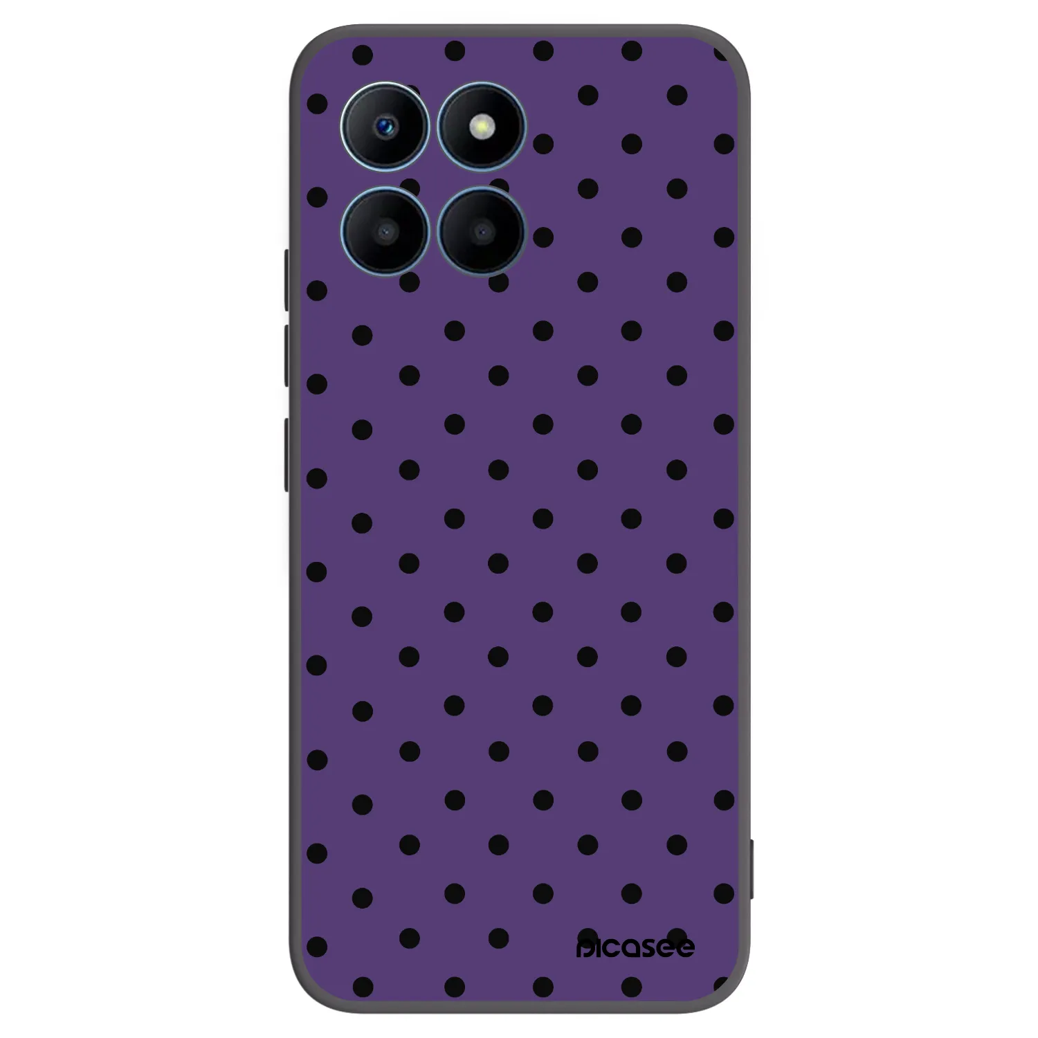 Picasee silikonski črni ovitek za Honor 70 Lite - Flickers 2