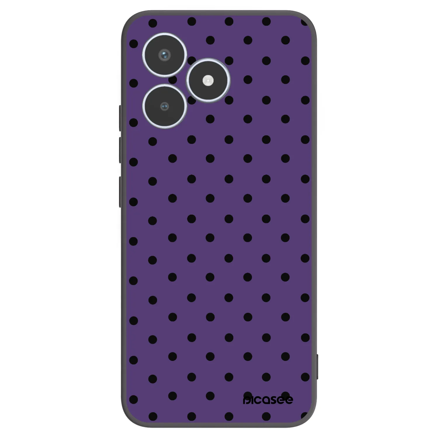 Picasee silikonski črni ovitek za Realme C53 - Flickers 2